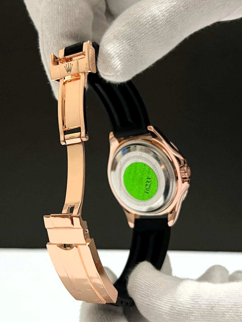 Rolex Luxury Rotating Bezel watch - Silicon Strap