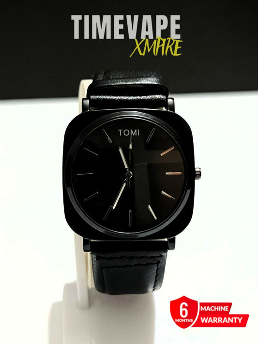 TOMI T-084 Quartz Business Class Strap - Black Watch